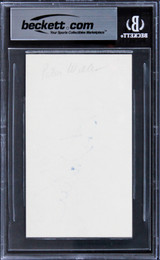 Peter Weller RoboCop Authentic Signed 3x5 Index Card Autographed BAS Slabbed Version 1