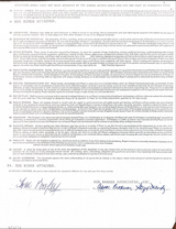 Tom Bosley Hand-Signed 1974 "Happy Days" Era Television Movie Contract