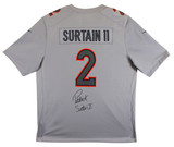 Broncos Patrick Surtain II Authentic Signed Gray Nike Game Jersey BAS Witnessed