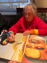 Shelley Duvall Signed The Shining Here's Johnny Axe 11x14 Photo ACOA