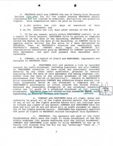 Gary Rossington Initialed & Executed Performance Contract