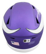 Vikings Adrian Peterson Authentic Signed Speed Flex Midi Helmet BAS Witnessed