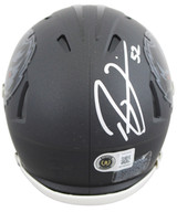 Ravens Ray Lewis Signed 2026 On-Field Alt Speed Mini Helmet BAS Witnessed