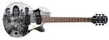 U2 Bono Autographed Custom Epiphone "Joshua Tree" Graphics Guitar