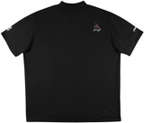 John Daly Signed Match Worn Black Folds Of Honor Loudmouth Polo Shirt BAS