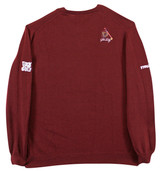 John Daly Signed Match Worn Maroon Johnstons of Elgin Cashmere Sweater BAS