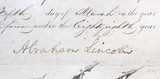 Abraham Lincoln Signed & Framed 15.75x19.75 1864 Military Appointment BAS LOA