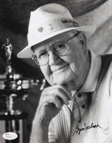 Byron Nelson Authentic Signed 8x10 Framed Vertical B&W Photo JSA #R96169