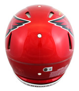 Cardinals Kurt Warner Signed Flash Full Size Speed Proline Helmet BAS Witnessed
