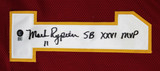 Mark Rypien "SB XXVI MVP" Signed Maroon Pro Style Jersey BAS Witnessed #WM63691