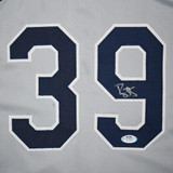 Darryl Strawberry Signed New York Pro-Edition Gray Baseball Jersey (PSA)