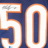 Mike Singletary Signed Chicago Navy Football Jersey (Beckett)