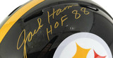 Jack Ham Signed HOF 88 Inscription Pittsburgh Steelers Speed Full-Size Replica Football Helmet (JSA)