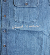 Chuck Norris Walker, Texas Ranger Authentic Signed Denim Vest JSA #WA534739