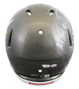 Bucs Tom Brady & Rob Gronkowski Signed F/S Speed Proline Helmet BAS & Fanatics