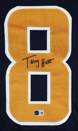 Torry Holt Authentic Signed Navy Pro Style Jersey Autographed BAS Witnessed