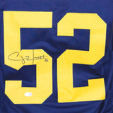 Clay Matthews Signed Green Bay Throwback Football Jersey (JSA)