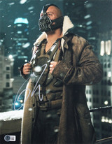 Tom Hardy Batman The Dark Knight Rises Signed 11x14 Framed Photo BAS #BR25634
