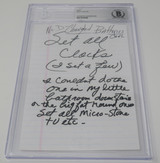 Dolly Parton Handwritten "To Do List" Note BAS JSA