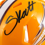 Cameron Skattebo Signed Arizona State Sun Devils Gold Speed Mini Football Helmet (BECKETT)