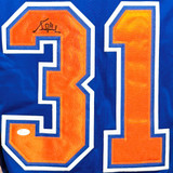 Grant Fuhr Signed Edmonton Blue Hockey Jersey (JSA)