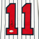 Chuck Knoblauch Signed Minnesota Pinstripe Baseball Jersey (JSA)