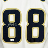 Kyle Blanks Signed San Diego White Baseball Jersey (JSA)