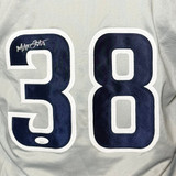 Mat Latos Signed San Diego Grey Baseball Jersey (JSA)