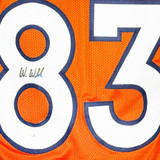Wes Welker Signed Denver Orange Football Jersey (JSA)