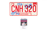 Dukes of Hazzard Signed License Plate