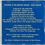 The Guess Who Signed "Down The Road Live" CD RARE ACOA