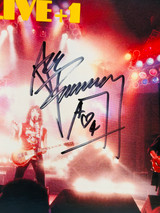 Ace Frehley Signed "Frehley's Comet Live +1" LP Cover JSA