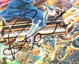 Bernie Taupin Signed "Captain Fantastic" LP Cover JSA