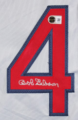 Bob Gibson Authentic Signed Grey Pro Style Jersey Autographed BAS #BY031290