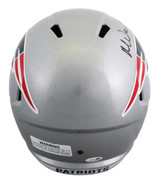 Patriots Mike Vrabel Authentic Signed Full Size Speed Rep Helmet JSA Witness