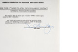 Agency Rider Contract Document: Hand-Signed by Davy Jones (The Monkees)