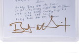 Bret Michaels | PSA Slabbed & Authenticated Lyric Sheet | Premiere Signature Series