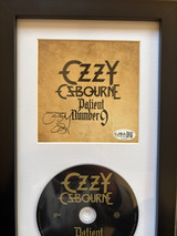Ozzy Osbourne Signed FRAMED Patient Number 9 CD Crazy Train **JSA COA**