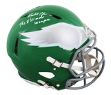 Randall Cunningham "UW" Signed 2023 Alt F/S Speed Proline Helmet W/ Case BAS Wit