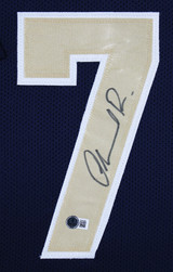 Orlando Pace Authentic Signed Navy Pro Style Framed Jersey Autographed BAS