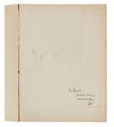 Harold Arlen Signed First Edition "Porgy and Bess" (Tony Bennett's Personal Library)