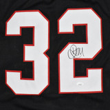 Jamal Anderson Signed Atlanta Pro Black Football Jersey (JSA)