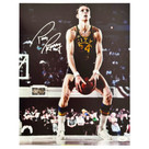 Rick Barry Signed Pose 5 Basketball 11x14 Photo (JSA)
