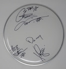 Faster Pussycat Signed Drumhead