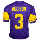 Jordan Addison Signed Minnesota Color Rush Football Jersey (Beckett)