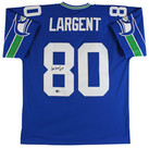 Seahawks Steve Largent "HOF 95" Authentic Signed Blue M&N Jersey BAS Witnessed 1