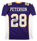 Adrian Peterson Authentic Signed Purple Pro Style Jersey Signed on #2 BAS Wit