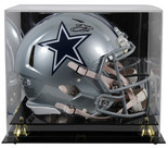 Cowboys Emmitt Smith Signed Silver Full Size Speed Proline Helmet w/ Case BAS W