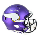 Jordan Addison Signed Minnesota Vikings Speed Full-Size Replica Football Helmet (JSA)