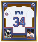 Nolan Ryan Signed Custom Framed Jersey